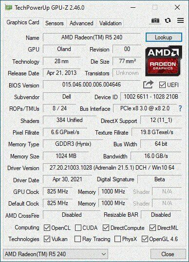 amd Radeon r5 240 1 gb ddr3 - фото фото фото 2