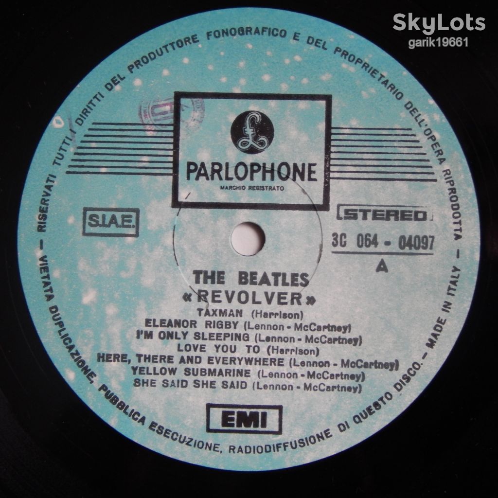 The Beatles – Revolver  (Parlophone – 3 C062-04097, Italy) EX+/NM- - фото фото фото 2