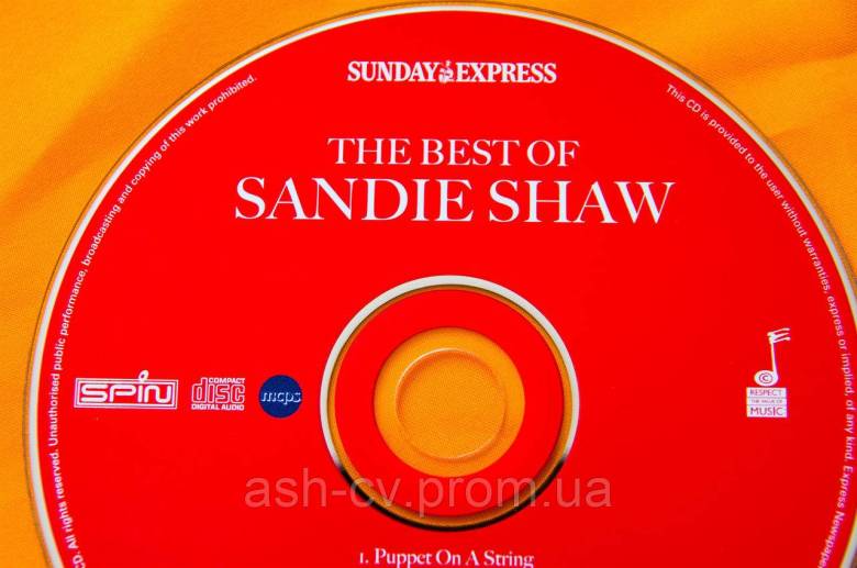 Музичний диск CD. SANDIE SHAW (2cd) - фото фото фото 7