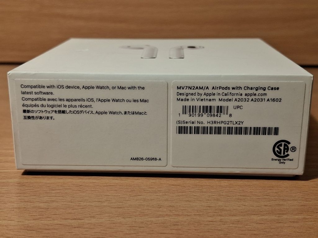 Коробка для наушников Apple AirPods  (#02) MV7N2AM/A - фото фото фото 5