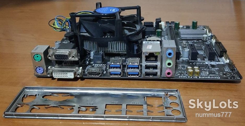 Комплект 1150 сокет Gigabyte GA-H81M-S2H + Intel Core i3-4150 + кулер Тест ОК - фото фото фото 1