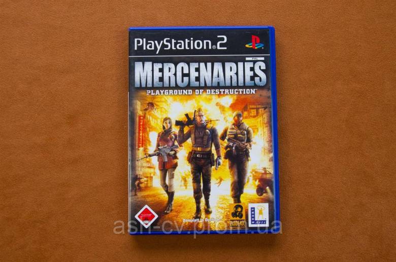 Диск для Playstation 2, гра Mercenaries - фото фото фото 0
