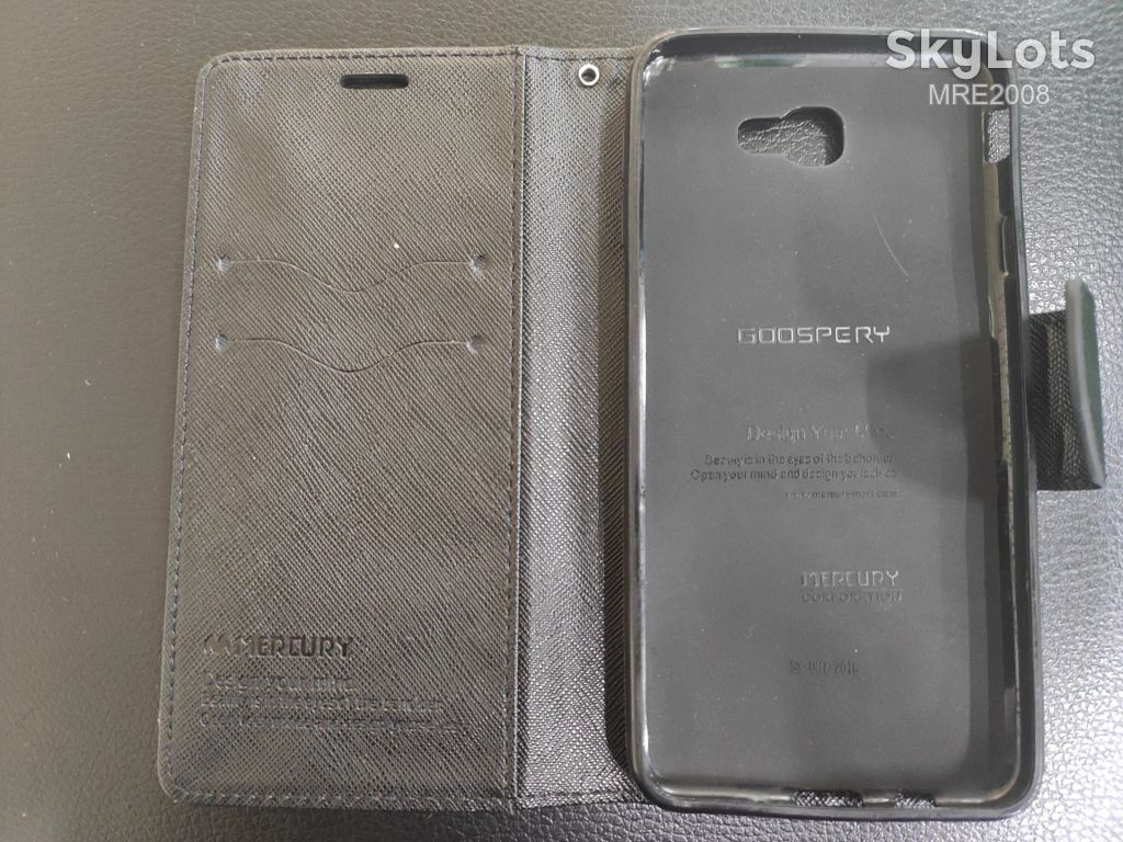 Чехол-книжка GoosPery Mercury Fancy Diary для Samsung Galaxy J7 Prime black - фото фото фото 1