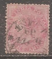 Бр.Индия 1868 Sc.28 гаш. НАДРЫВ на марке - фото фото фото 0