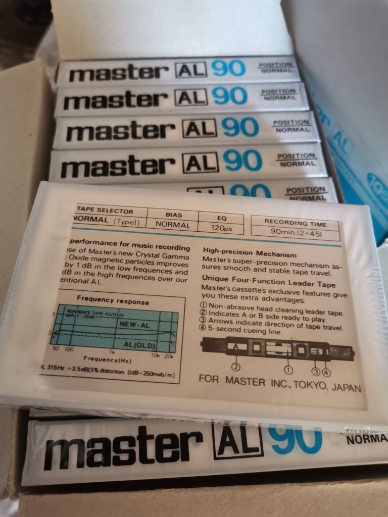 Аудио кассета Master AL90 - фото фото фото 1
