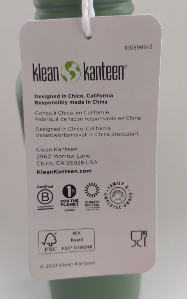 Бутылка для воды Klean Kanteen Classic Loop Cap 800 мл - фото фото фото 2