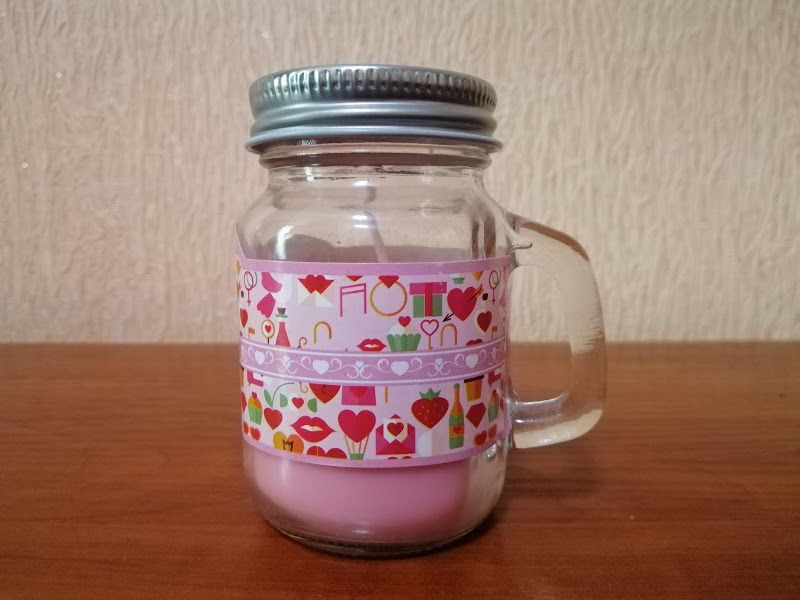 Свеча в баночке scented candle - фото фото фото 0