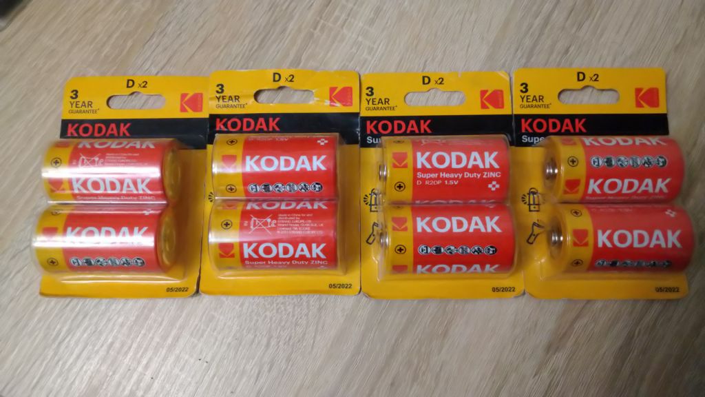 Батарейки KODAK 1.5V  R20 - фото фото фото 0