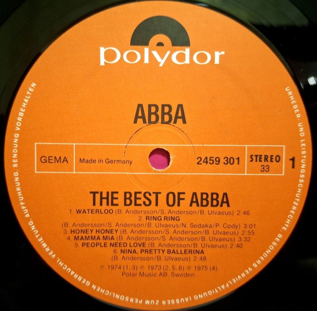 ABBA - The Best Of ABBA - 1973-75.  (LP). 12. Vinyl. Пластинка. Germany. - фото фото фото 2