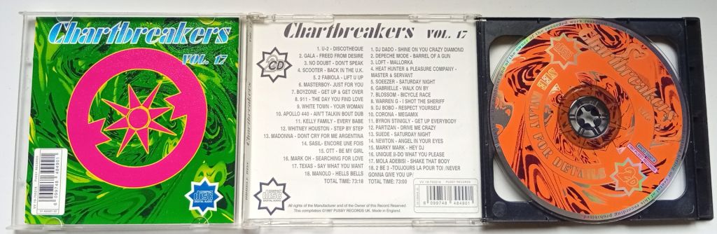Various - Chartbreakers, volume 17 1997  (2 CD) - фото фото фото 2