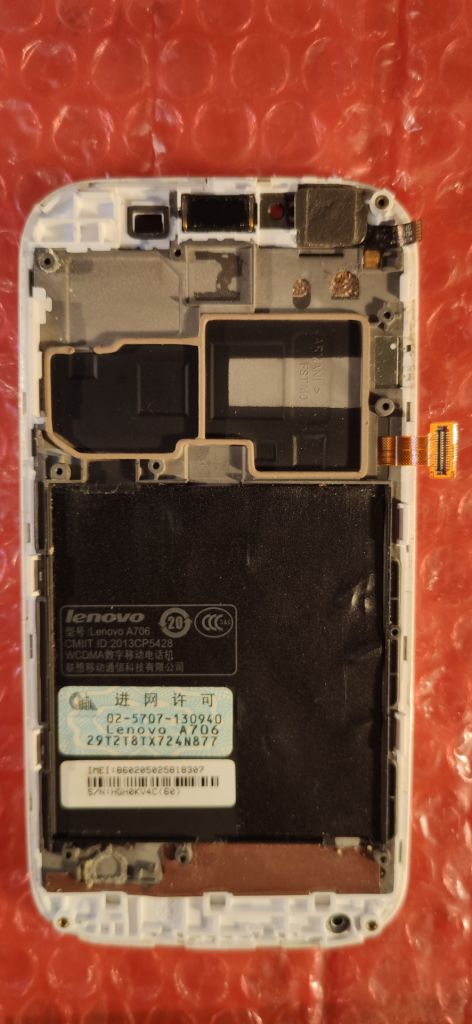 Lenovo A706 модуль дисплея оригинал бу - фото фото фото 1