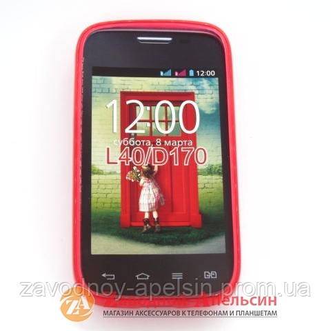 LG L40 D170 D160 чехол накладка Cover red - фото фото фото 1