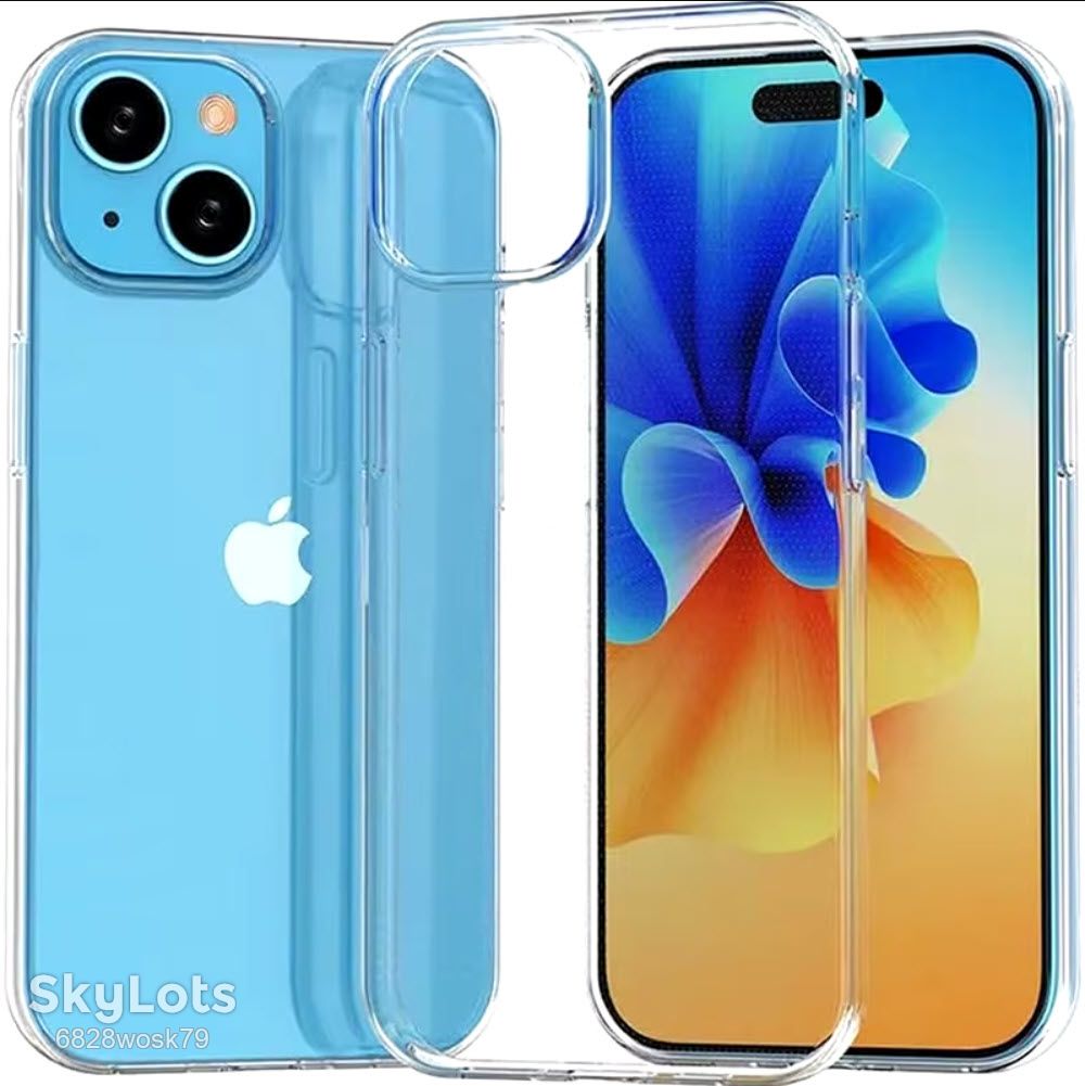 Чехол силиконовый прозрачный Apple iPhone 13   (6,1") Light Clear Shell - фото фото фото 5