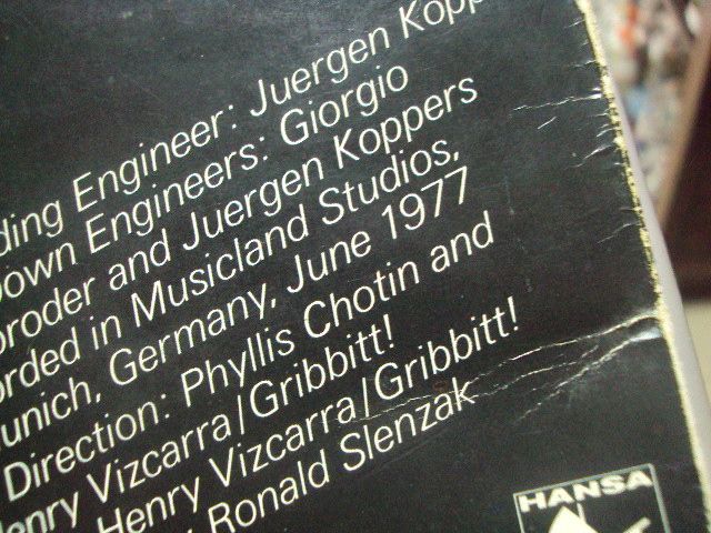 пластинка Giorgio Moroder Джорджо Мородер 1977 №4103 - фото фото фото 6