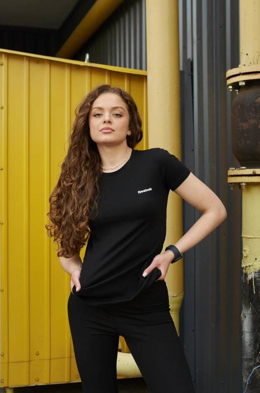 Женская футболка Reebok черная - фото фото фото 6