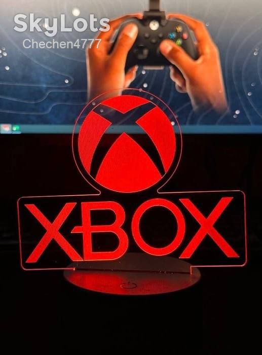Настільний світильник із 3D-логотипом «XBOX» - фото фото фото 1