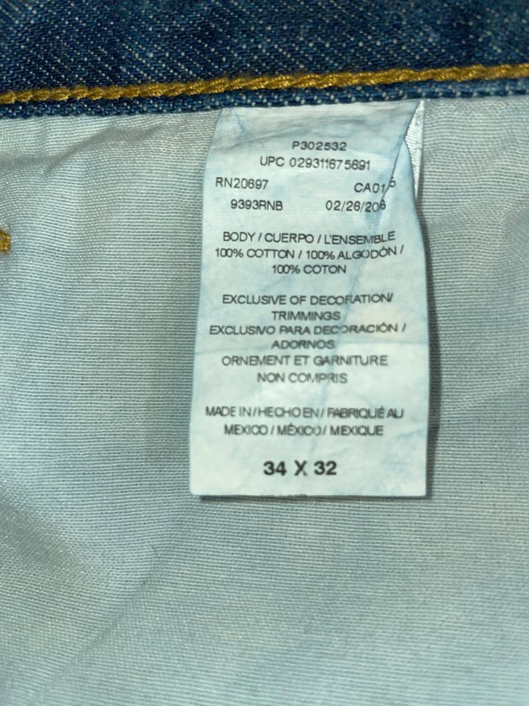 Мужские джинсы Dickies 34x32 - фото фото фото 6