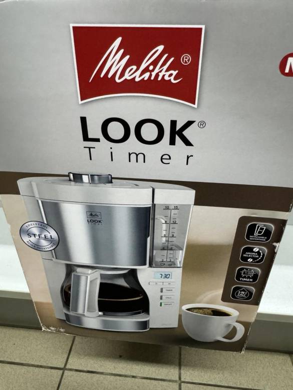 Капельная кофеварка Melitta Look Timer 1025-07 Новая! - фото фото фото 1