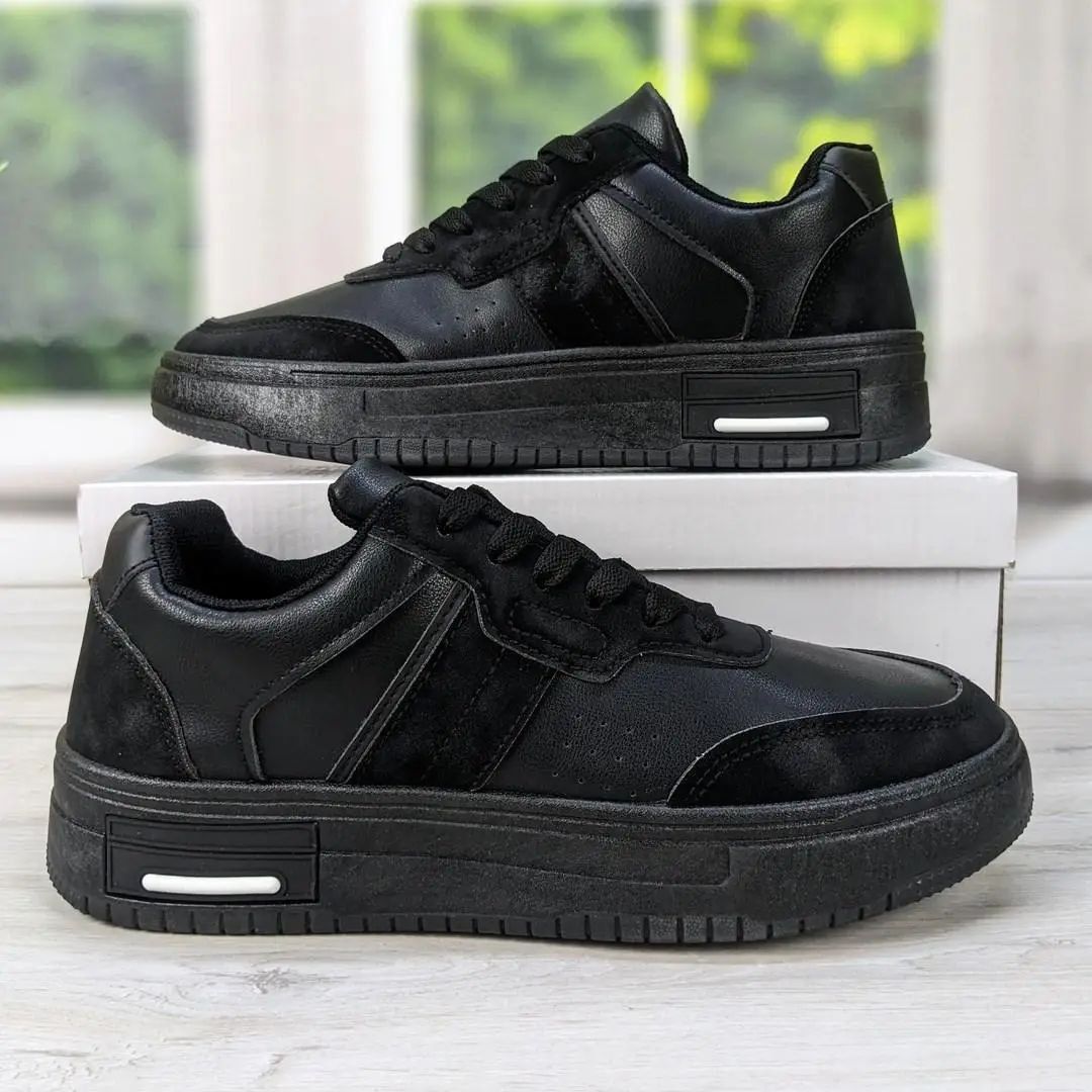 Мужские кроссовки-кеды  черные Swin shoes!  41-45р с  1 грн. - фото фото фото 4