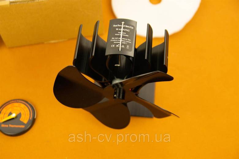 Вентилятор, для, каміна, камінний вентилятор, Premium Black FAN - фото фото фото 1