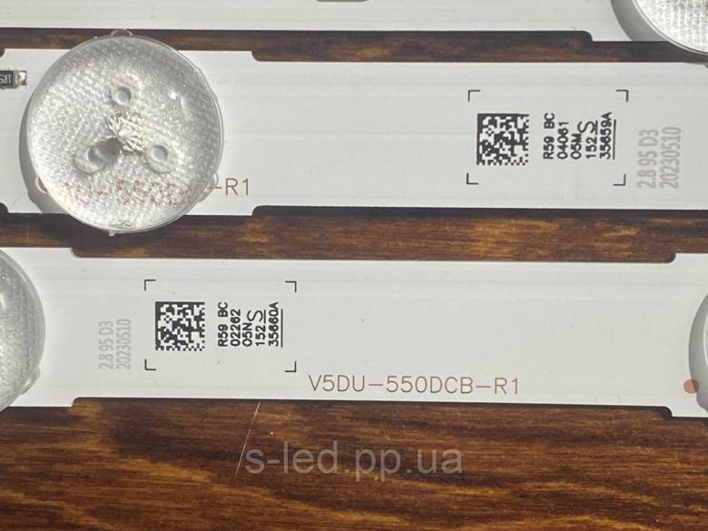 Підсвітка S_5U75_55_FL_L8  S_5U75_55_FL_R6  V5DU-550DCA-R1  V5DU-550DCB-R1  LM41-00136A  LM41-00135A - фото фото фото 2