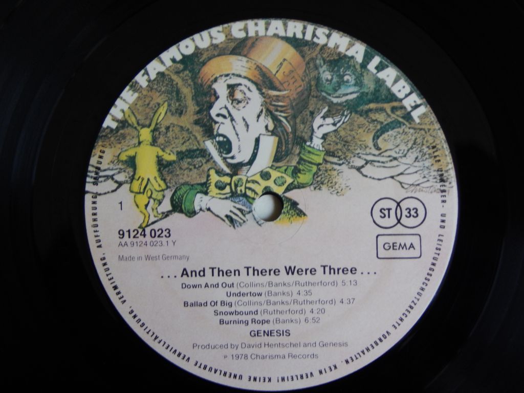 Genesis ‎– …And Then There Were Three…    (Charisma ‎– 9124 023, Germany) EX/EX- - фото фото фото 3