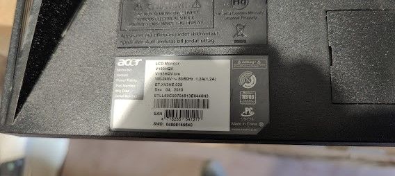 Широкоформатный ЖК-монитор с audio 19 дюймов Acer V193HQV bm № 24090806 - фото фото фото 2