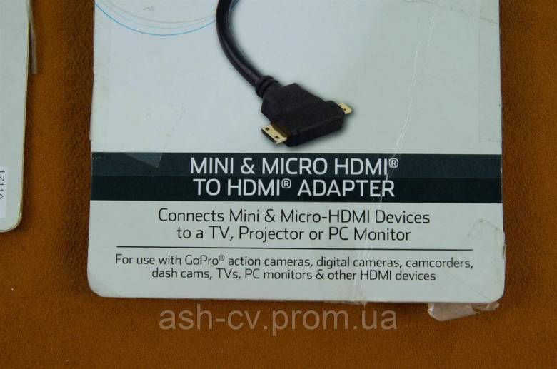 Адаптер, перехідник, Mini, HDMI, Micro, HDMI, на, HDMI, зі США - фото фото фото 2