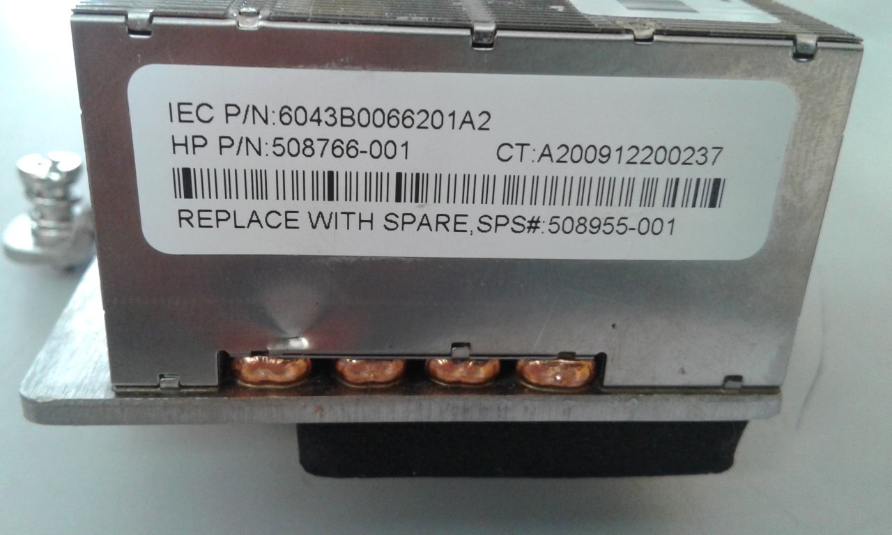 Радиатор для процессора 508766-001, 508955-001 HP CPU Heatsink - фото фото фото 2