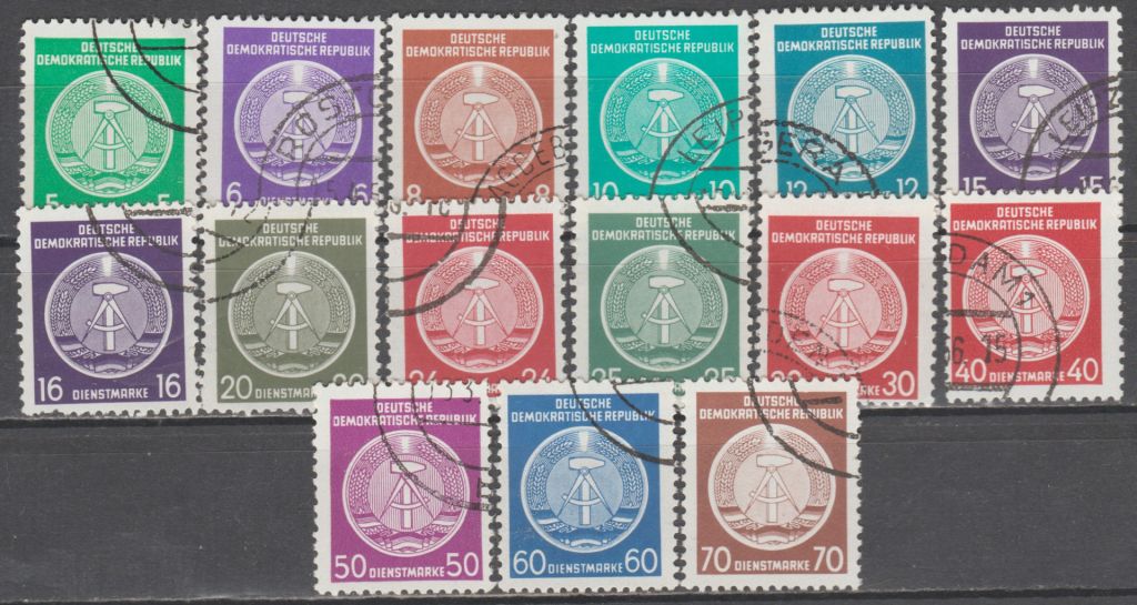 Германия Німеччина ГДР 1954 герб служебные - фото фото фото 0