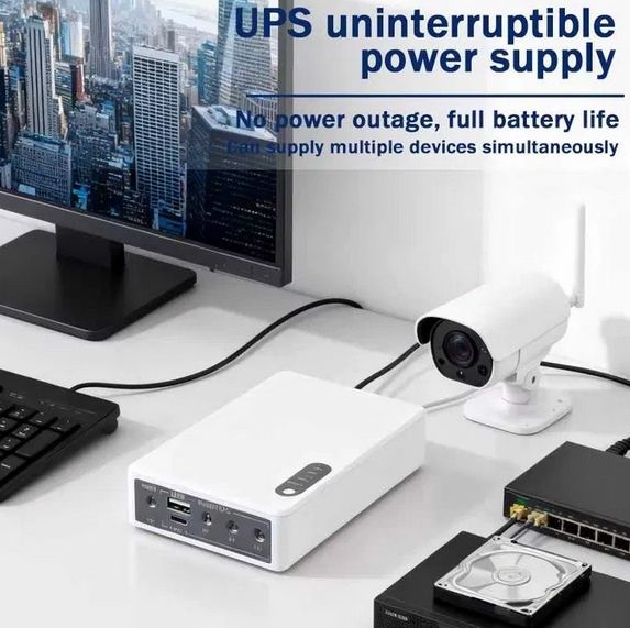 Mini UPS QX-606 Джерело безперебійного живлення  47 WH/20000 mAh до 8 годин роботи - фото фото фото 2