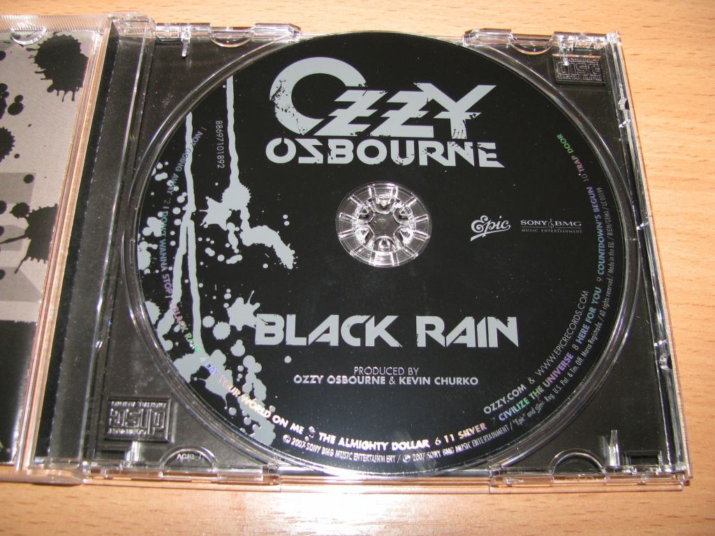 OZZY OSBOURNE - Black Rain     (2007 Sony 1st press,Austria) - фото фото фото 2