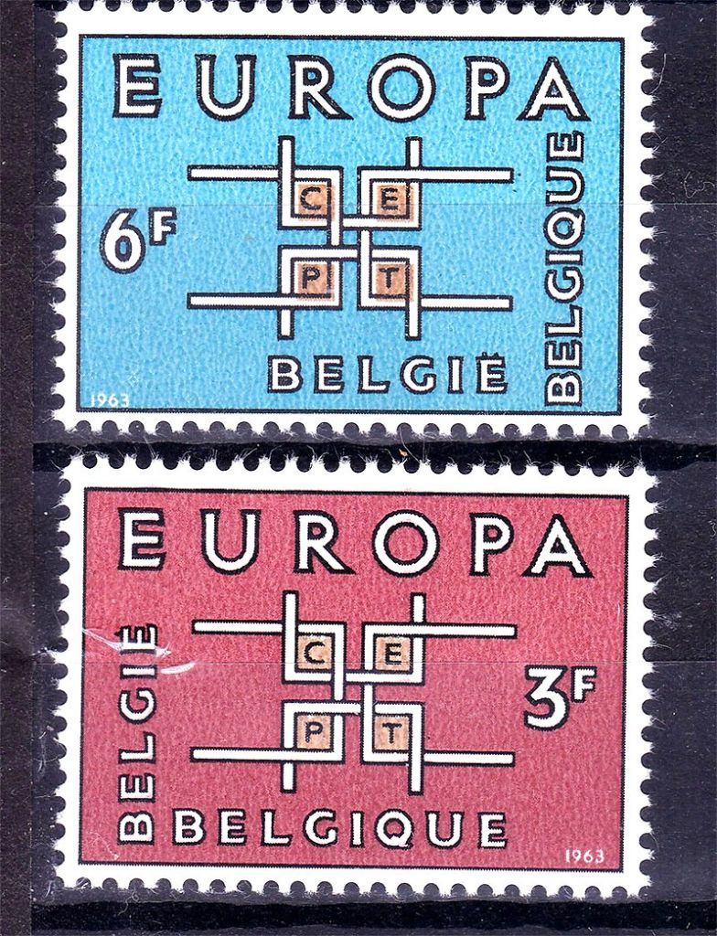Бельгия  1963 г  MNH  - ЕВРОПА  СЕПТ /  EUROPA  CEPT - фото фото фото 0