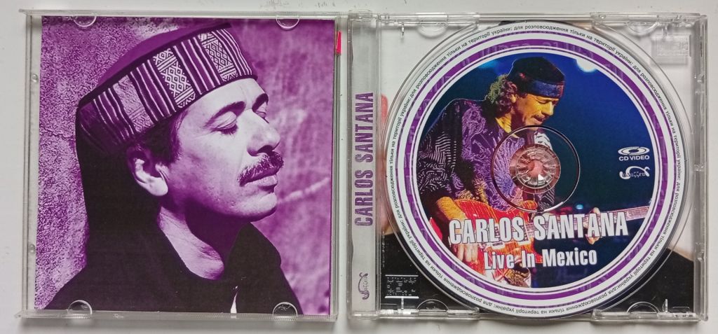 Video CD Carlos Santana – Live In Mexico 2003 - фото фото фото 1