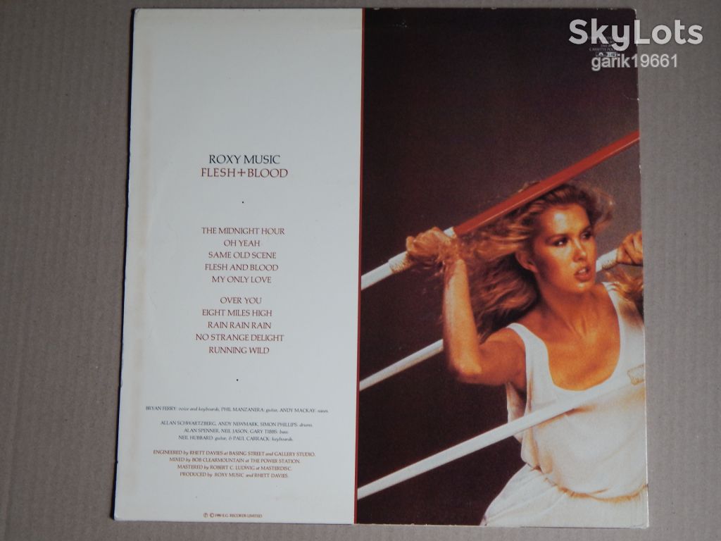 Roxy Music ‎– Flesh + Blood  (Polydor ‎– POLH 002, UK) insert EX+/NM- - фото фото фото 1