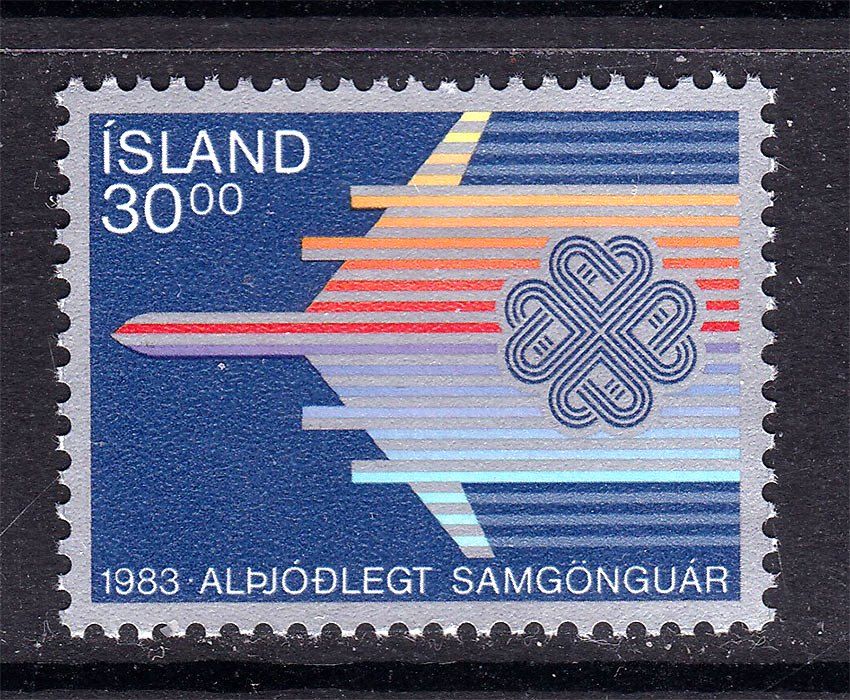 Авиация .  Исландия  1983 г MNH - - фото фото фото 0