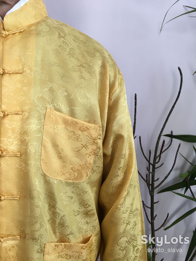 Китайская  национальная рубашка.SIlK. из Англлии. - фото фото фото 3