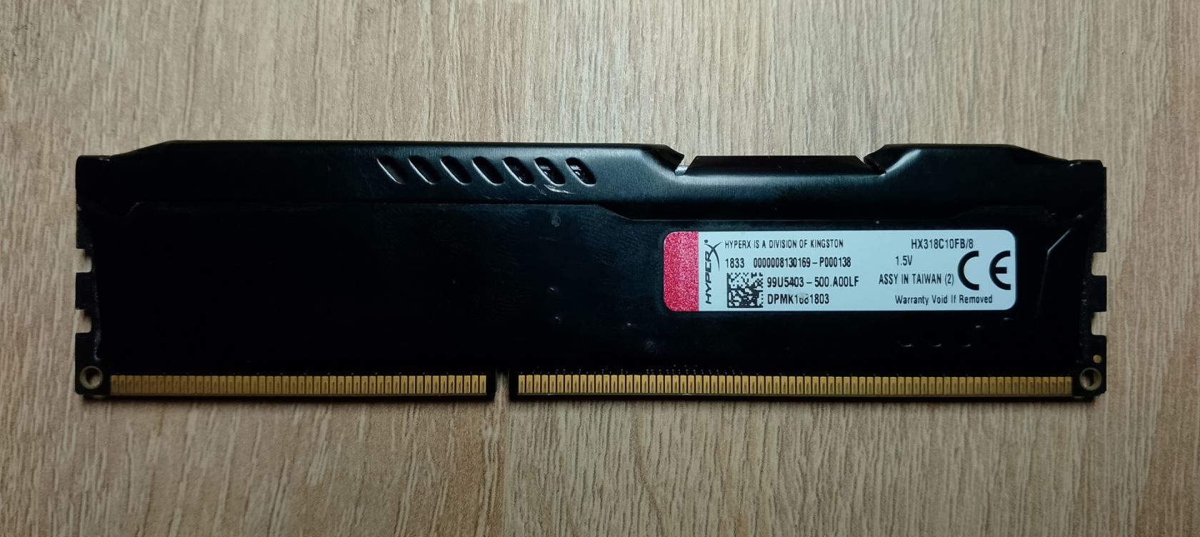 HyperX 8 GB DDR3 1866 MHz FURY             (HX318C10FB/8) - фото фото фото 0