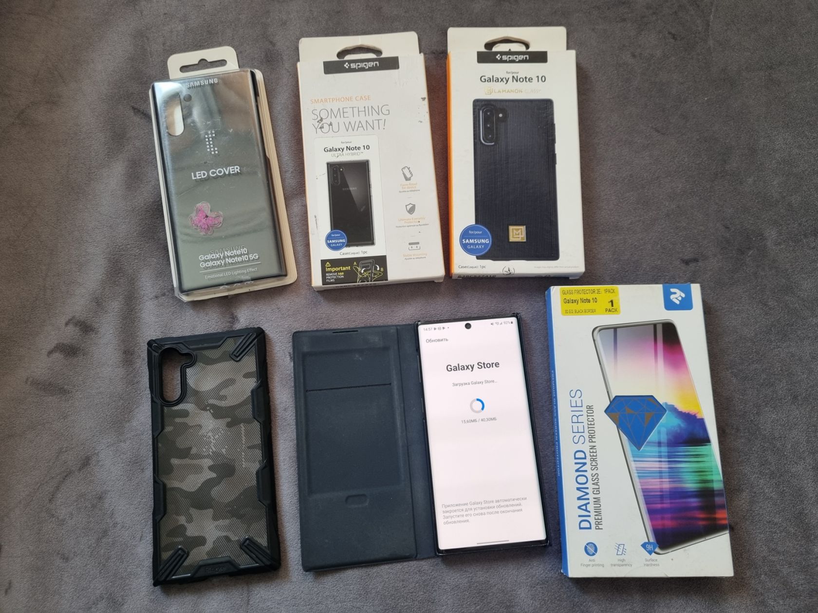 Рідкісний Samsung Galaxy Note 10 Duos на Snapdragon + чохли - фото фото фото 0