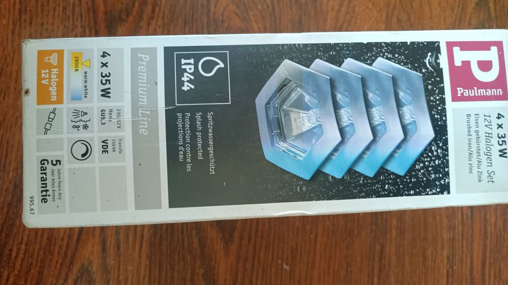 Врізні світильники 12в галоген - фото фото фото 1