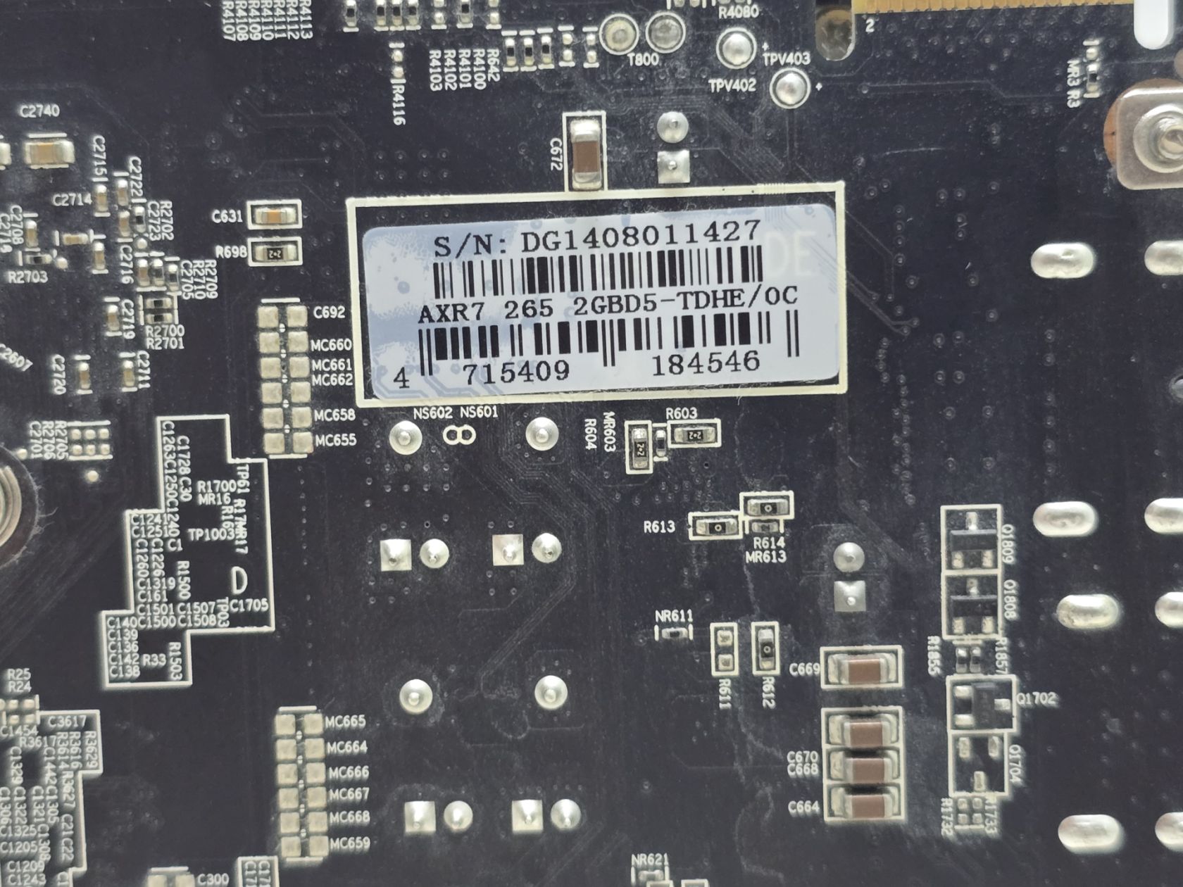 Відеокарта PowerColor Radeon R7 265 2GB  (GDDR5,256 Bit,HDMI,PCI-Ex,Б/в) - фото фото фото 3