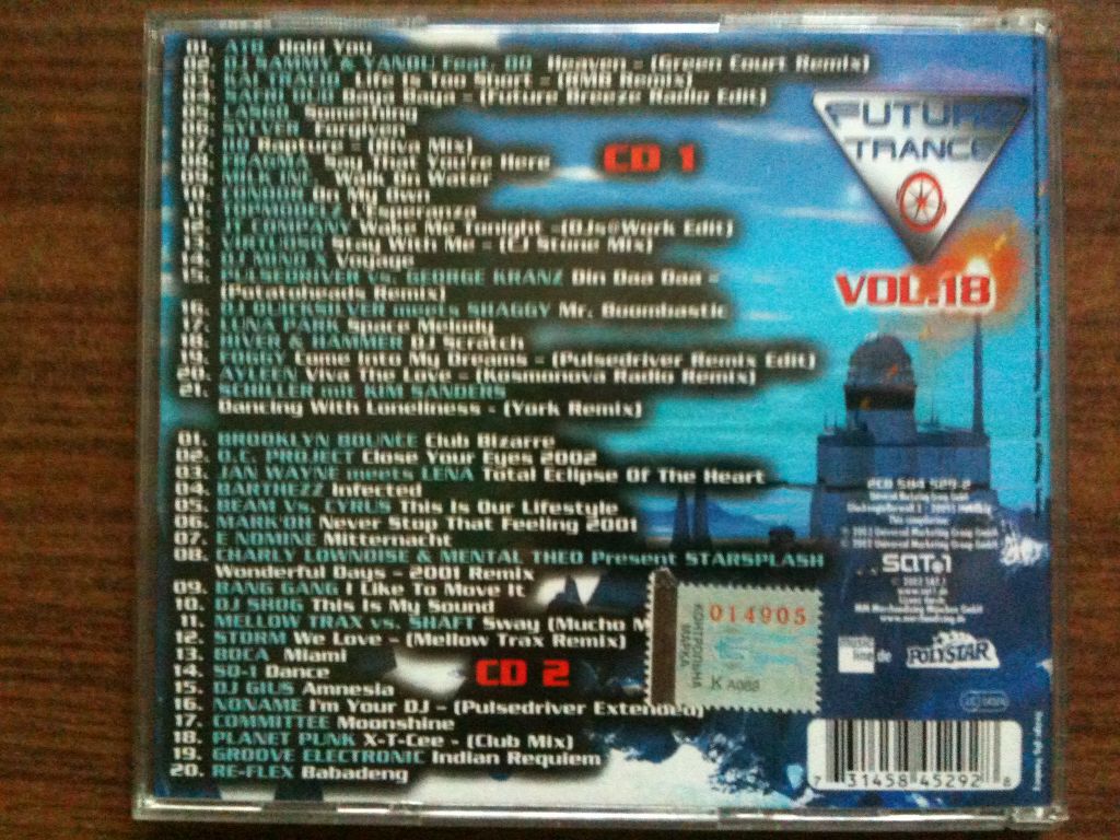 Музыкальный CD "Future Trance Vol.18"     (2 CD) - фото фото фото 1