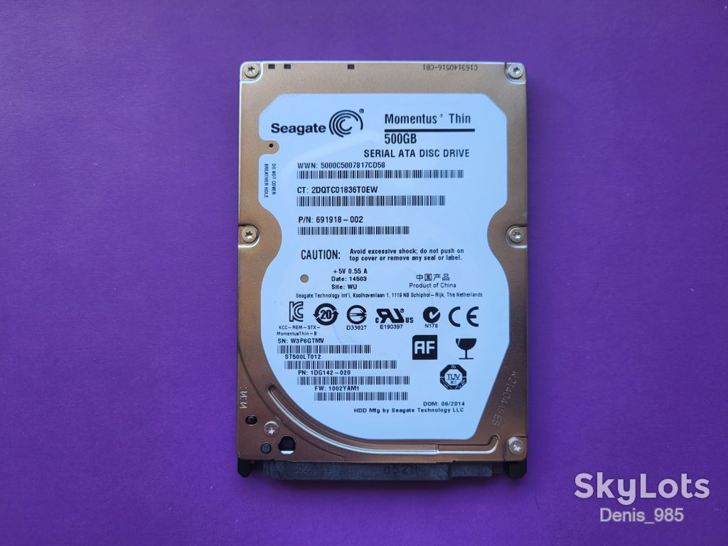 Диск Seagate ST500LT012-1DG142, 500 Gb, SATAIII, GTMV - фото фото фото 0