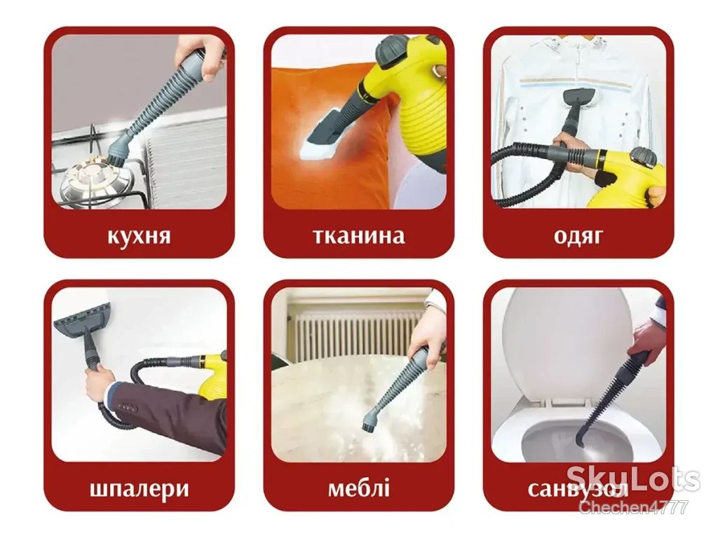 Паровий очищувач ручний 2200Вт 4,2бар Steam Cleaner BITEK BT-4740 - фото фото фото 5