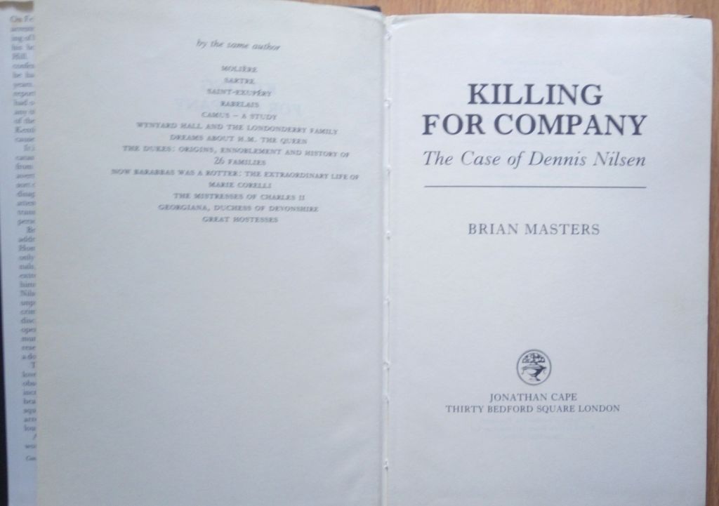 Killing for Company Brian Masters English на Английском книга - фото фото фото 1