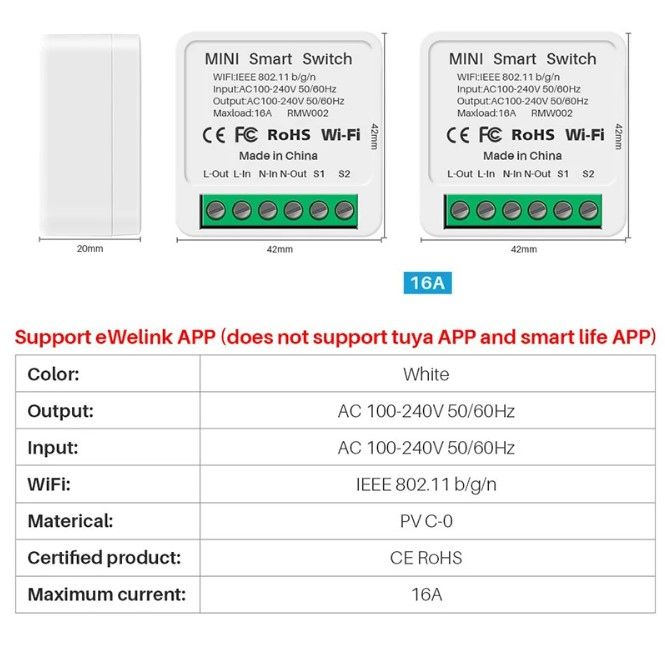 WiFi розетка вимикач Smart Switch Control - фото фото фото 1