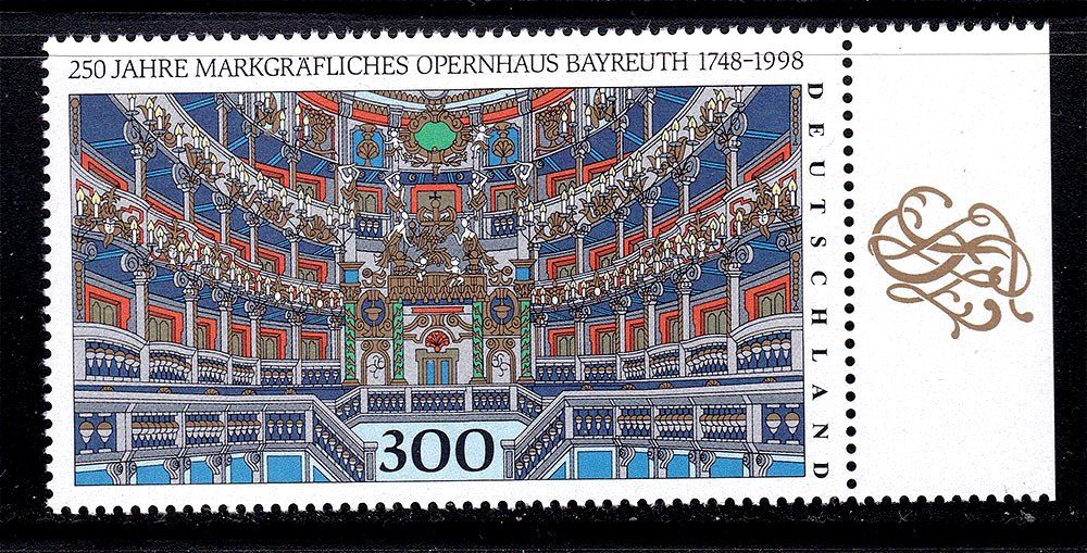 Германия  ФРГ  1998 г  MNH - архитектура - фото фото фото 0