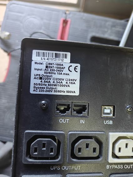 ИБП Бесперебойник UPS 1000 VA / ВА PowerCom BNT-1000AP № 261509504 - фото фото фото 2