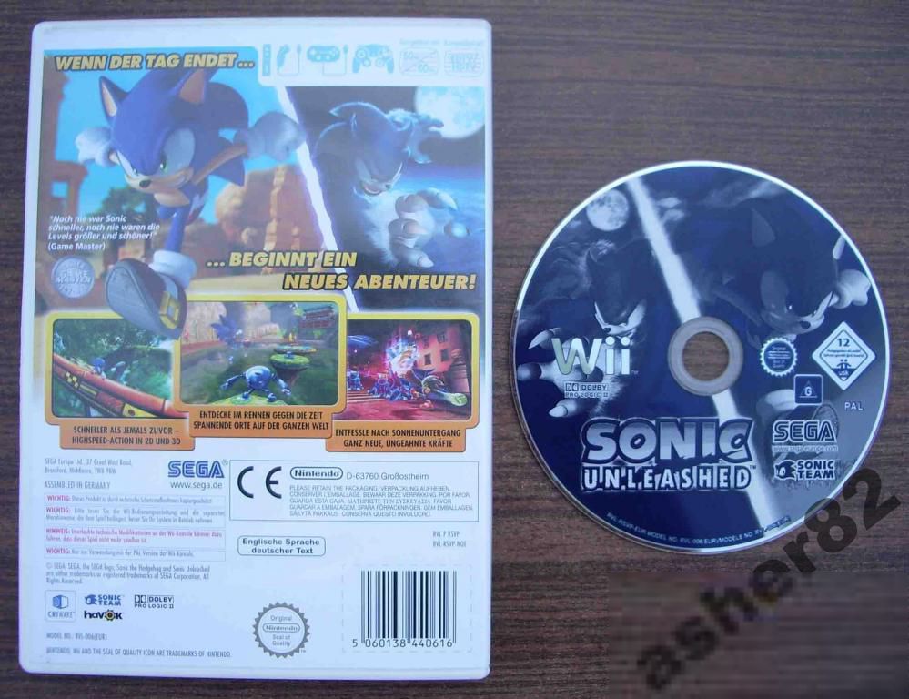 Игра на Nintendo Wii "Sonic Unleashed"       (PAL) - фото фото фото 1