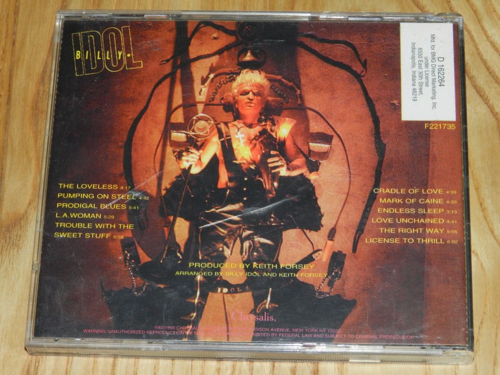 CD  Billy Idol - Charmed Life - фото фото фото 4